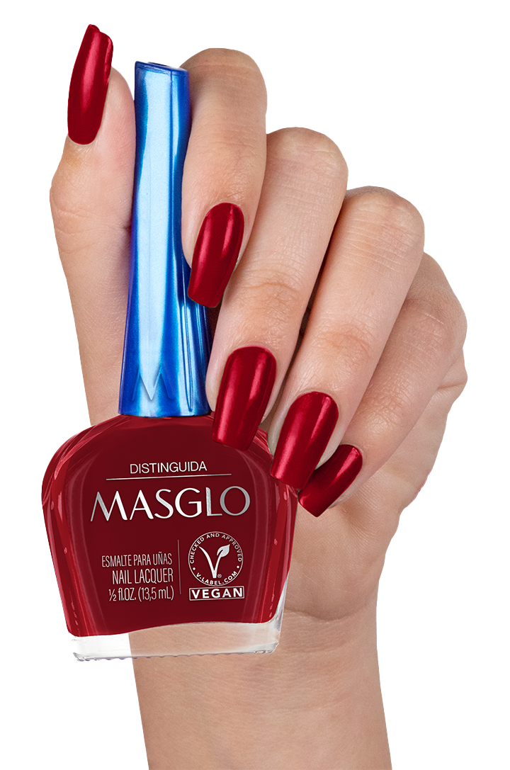 DISTINGUIDA  - ESMALTE TRADICIONAL CREMOSO MASGLO 13,5 ML - GAMA ROJO