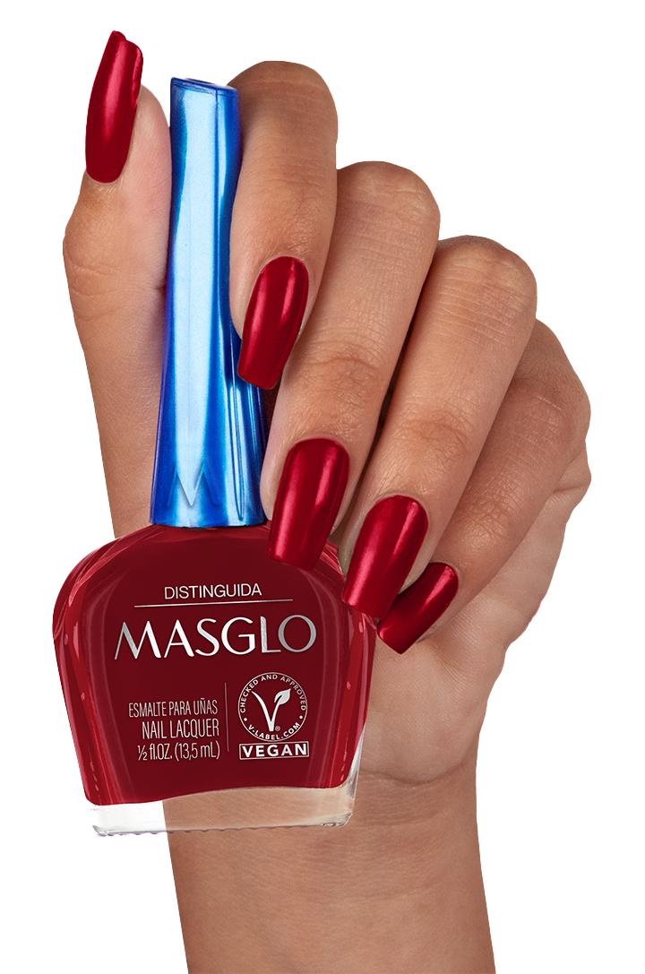 DISTINGUIDA  - ESMALTE TRADICIONAL CREMOSO MASGLO 13,5 ML - GAMA ROJO