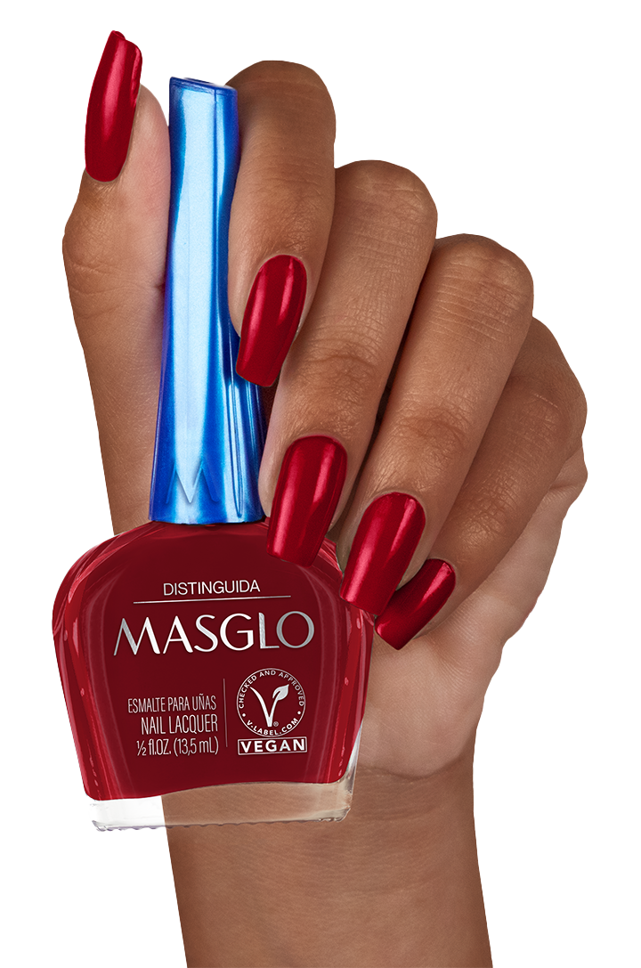 DISTINGUIDA  - ESMALTE TRADICIONAL CREMOSO MASGLO 13,5 ML - GAMA ROJO