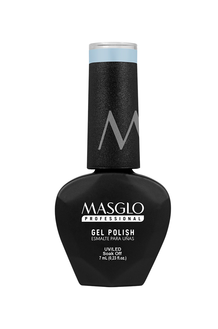 BENDECIDA - ESMALTE SEMIPERMANENTE MASGLO PROFESSIONAL GEL POLISH 7 ML CREMOSO - GAMA AZUL