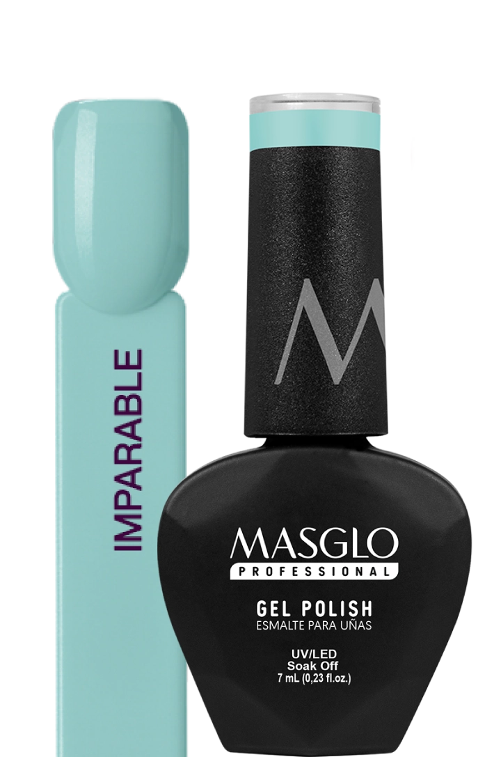 IMPARABLE - ESMALTE SEMIPERMANENTE MASGLO PROFESSIONAL GEL POLISH 7 ML CREMOSO - GAMA VERDE
