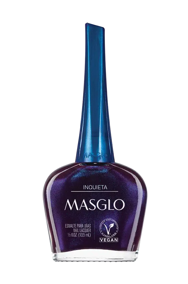 INQUIETA - ESMALTE TRADICIONAL TRASLUCIDO MASGLO 13,5 ML - GAMA MORADO